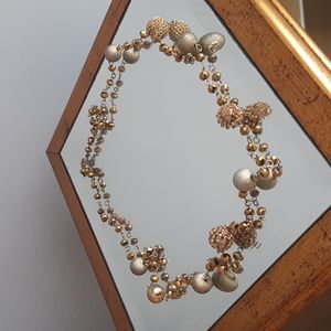 Gold tone necklace